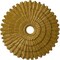 Ekena Millwork Eryn Ceiling Medallion (Fits Canopies up to 4"), 24 3/4"OD x 3 1/4"ID x 1 7/8"P, Pharaohs Gold CM24ENPGS - alternate 1
